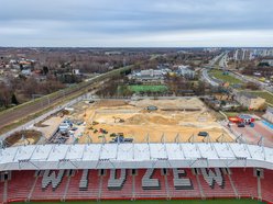 Łódź. Boisko treningowe przy stadionie Widzewa Łódź nabiera kształtów. Trwa sportowa ofensywa w Łodzi!