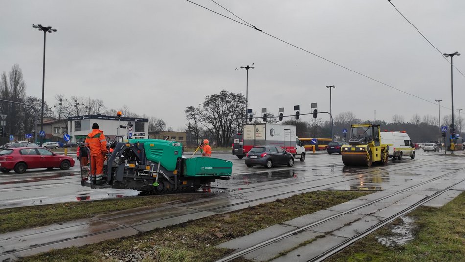 Remont drogi na ul. Aleksandrowskiej