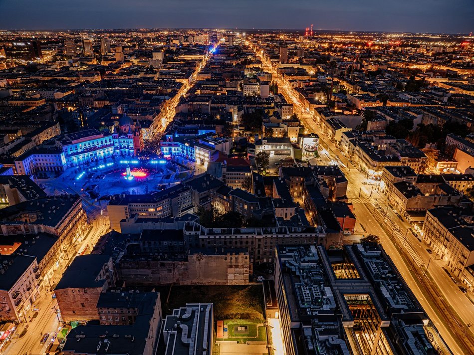 Light Move Festival 2024 z lotu ptaka