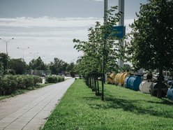 Łodź. Aleja Jana Pawła II w Łodzi - w tym miejscu pojawią się nowe drzewa