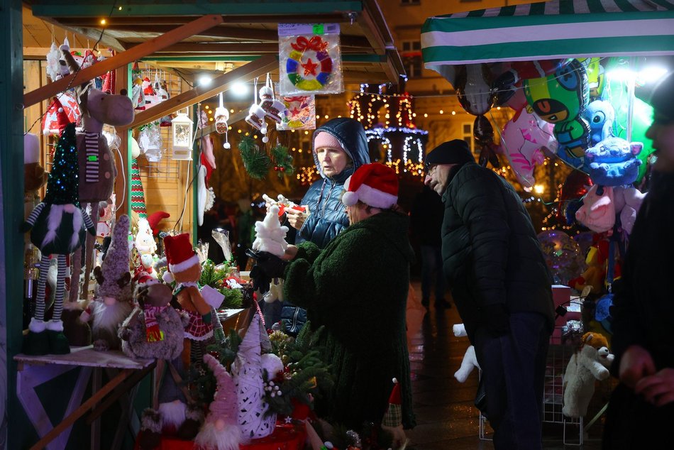 Świąteczny klimat na Jarmarku Bożonarodzeniowym w Łodzi