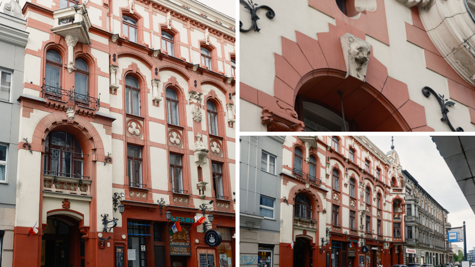 Łódź. Zwierzęta na zabytkach w Łodzi. Gdzie znaleźć lwa, wiewiórkę, orła, nietoperza i inne?