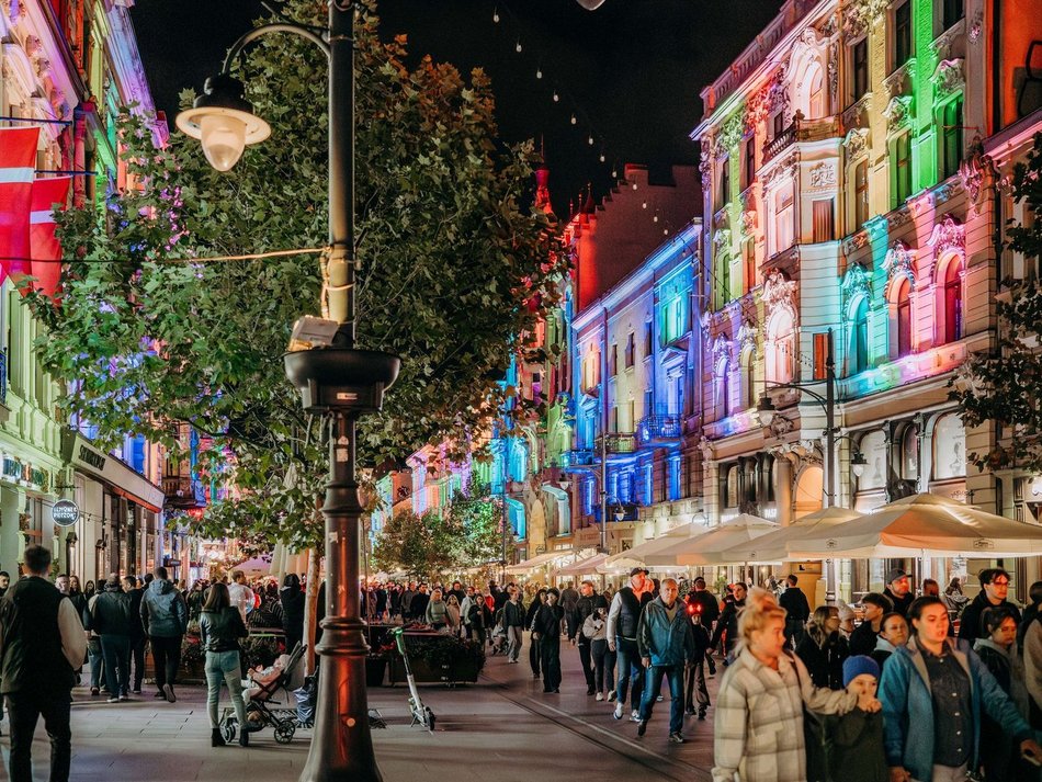 Łódź. Light Move Festival 