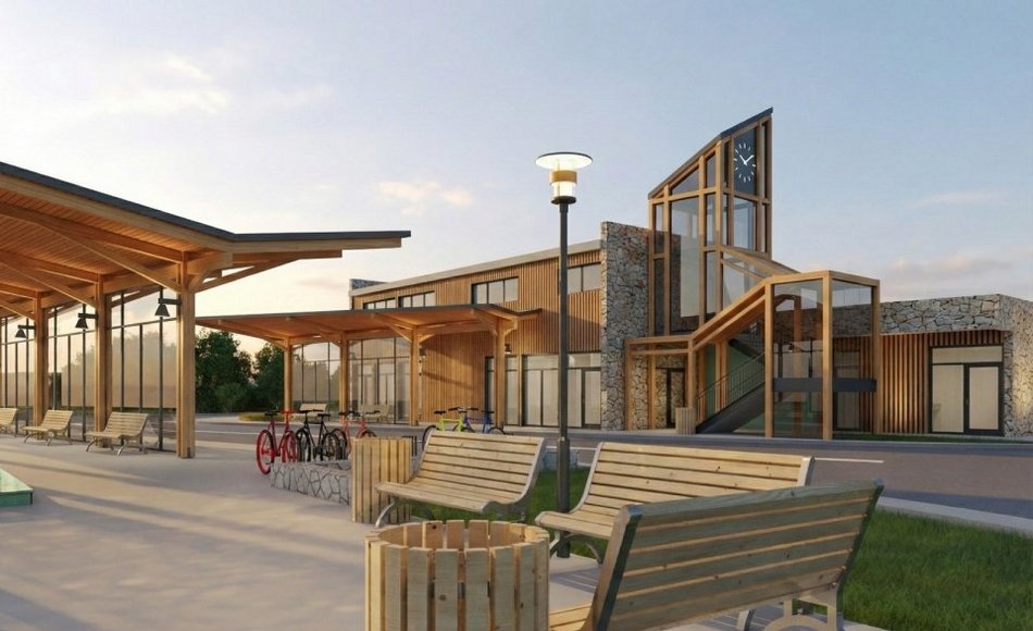 Łódź. Remont dworca w Sulejowie. Drewniane perony, poczekalnia i nowa zieleń odmienią betonowy plac!