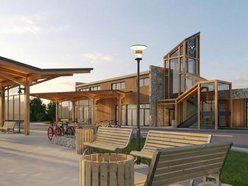 Łódź. Remont dworca w Sulejowie. Drewniane perony, poczekalnia i nowa zieleń odmienią betonowy plac!