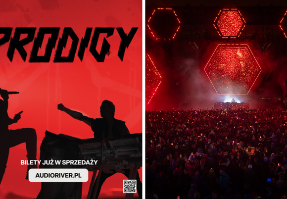Łódź. The Prodigy - plakat i Audioriver w Łodzi