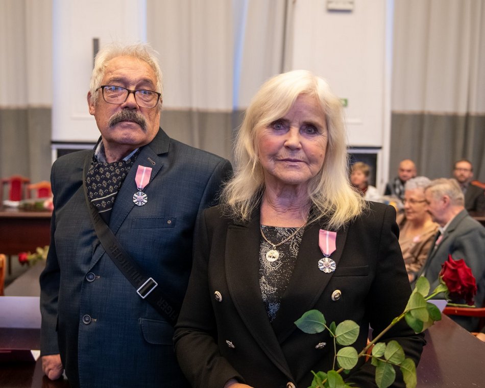 Medale dla małżeństw z Łodzi