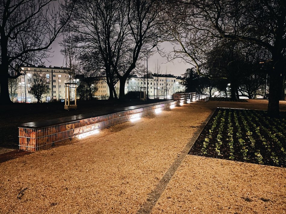 Park Staromiejski - oświetlenie