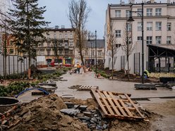 Pasaż do Manufaktury na finiszu budowy