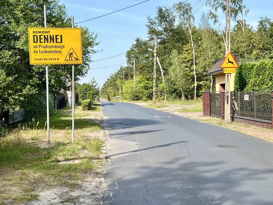 Startuje remont Dennej. Ulica zyska nową nawierzchnię