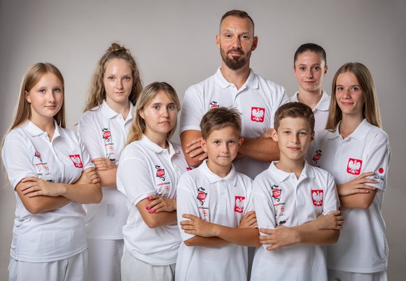 Zawodnicy klubu karate JKA Drago Sfera Łódź