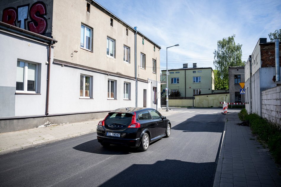 Łódź. Ulica Jutrzenki w Łodzi po remoncie