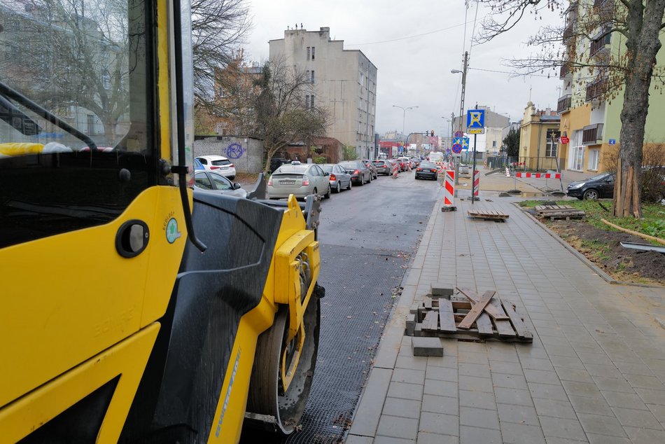 Remonty dróg na Bałutach w Łodzi