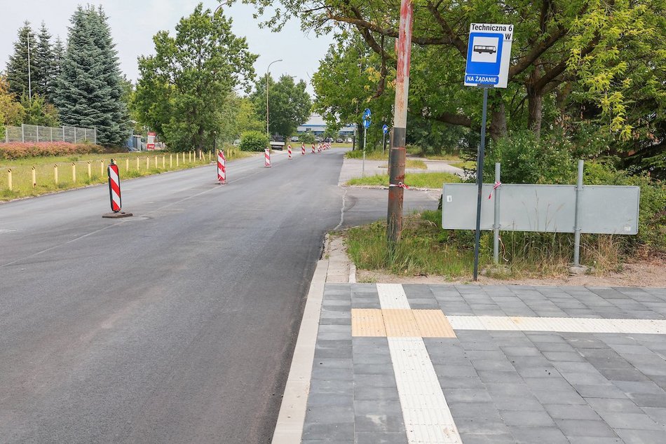Łódź. Puszkina na półmetku, Techniczna i Manewrowa gotowe. Efekty remontów na Widzewie