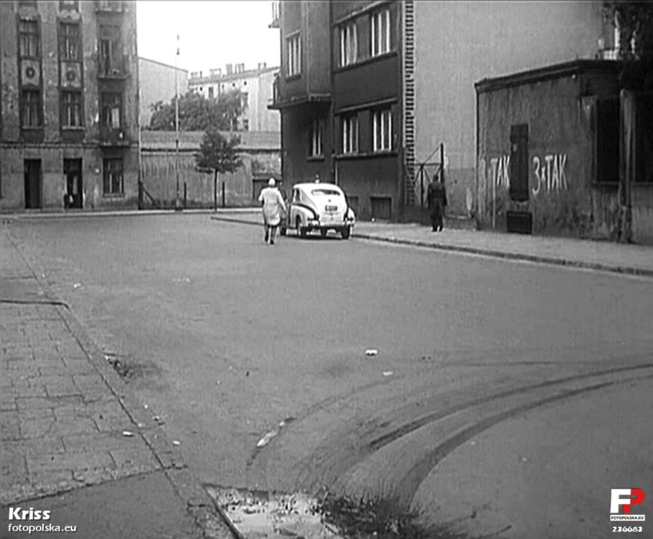 Łódź. Ulica Lipowa w Łodzi - lata 1965-1966