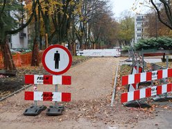 Łódź. Remont Łanowej w Łodzi. Część nowej nawierzchni już ułożona