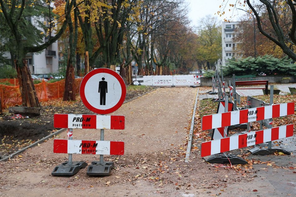 Łódź. Remont Łanowej w Łodzi. Część nowej nawierzchni już ułożona