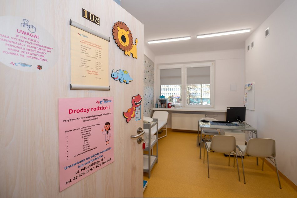 Łódź. Pediatria w MCM Widzew w Łodzi. Nowoczesna diagnostyka i przyjazne gabinety