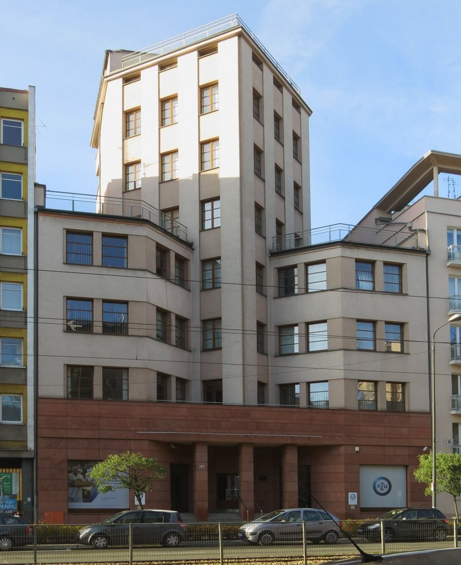 Modernistyczne budynki w Łodzi