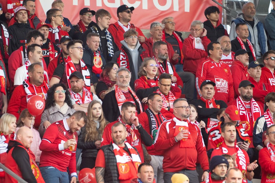 Łódź. Kibice na meczu Widzew Łódź - Lechia Gdańsk. Byłeś/aś? Znajdź się na trybunach!