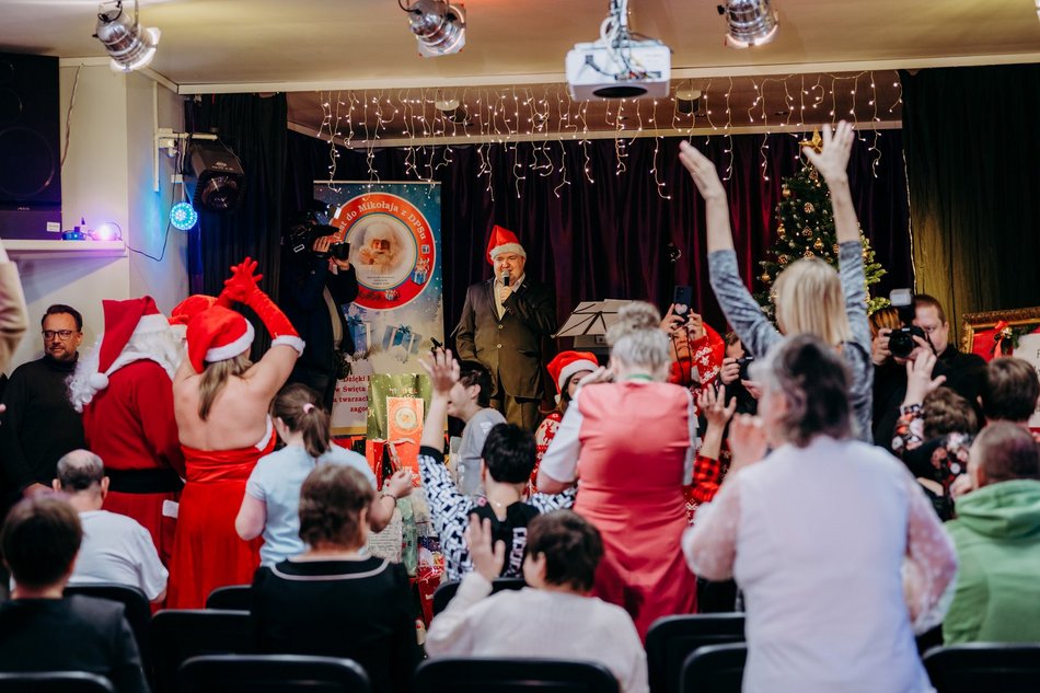 Mikołaj w DPS z ul. Spadkowej