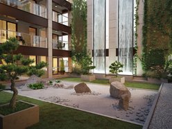 Łódź. Nowe mieszkania przy Pomorskiej. Narożnik zabudowany