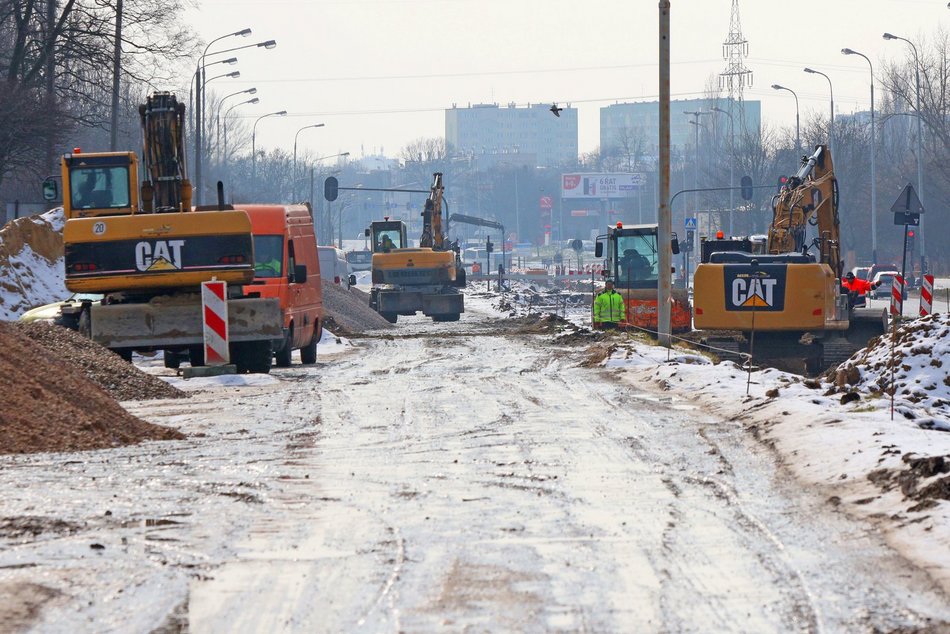 Przebudowa al. Śmigłego-Rydza między ul. Przybyszewskiego a ul. Dąbrowskiego