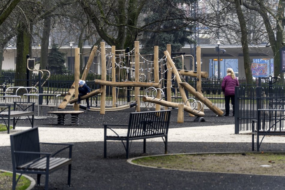 Plac Wolności, park Staromiejski i Stary Rynek w Łodzi