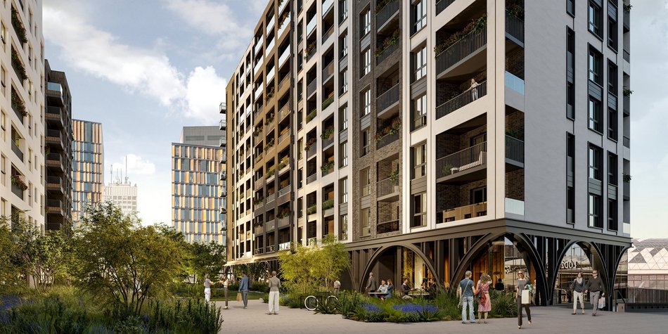 Nowe Centrum Łodzi - wizualizacja