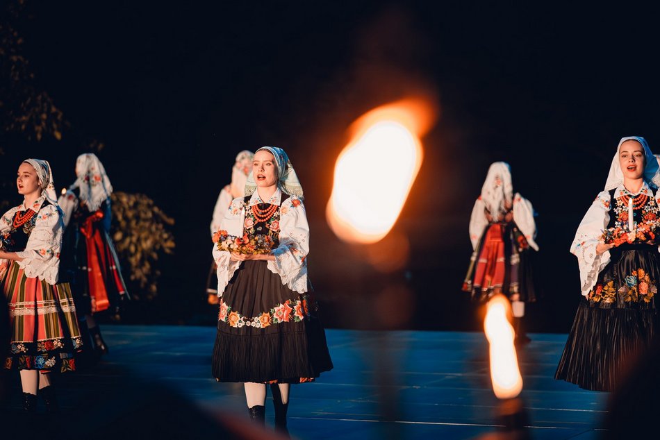 Łódź. Noc Świętojańska w Ogrodzie Botanicznym w Łodzi. Magia światła, natury i folkloru