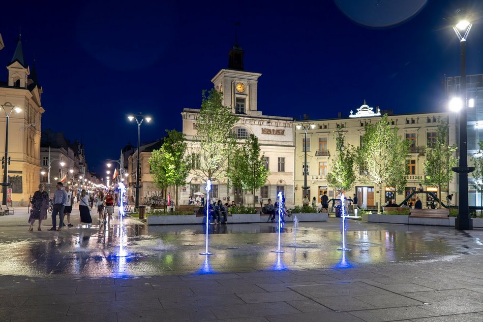 Fontanna na placu Wolności