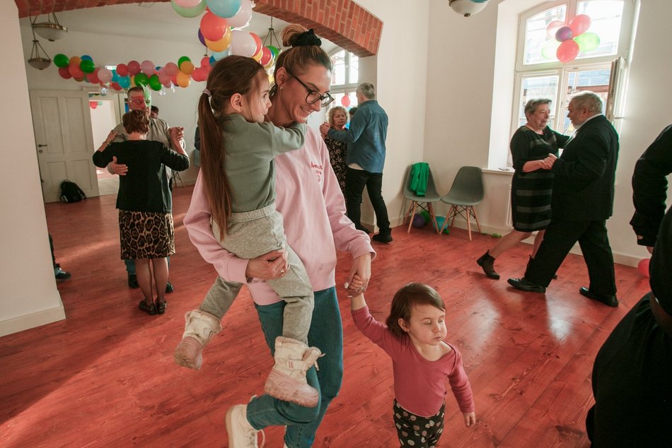 Karnawałowa impreza na Księżym Młynie