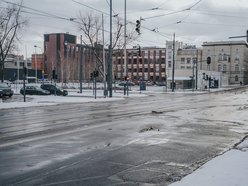 Łódź. Skrzyżowanie ulic Franciszkańskiej i Kilińskiego w Łodzi