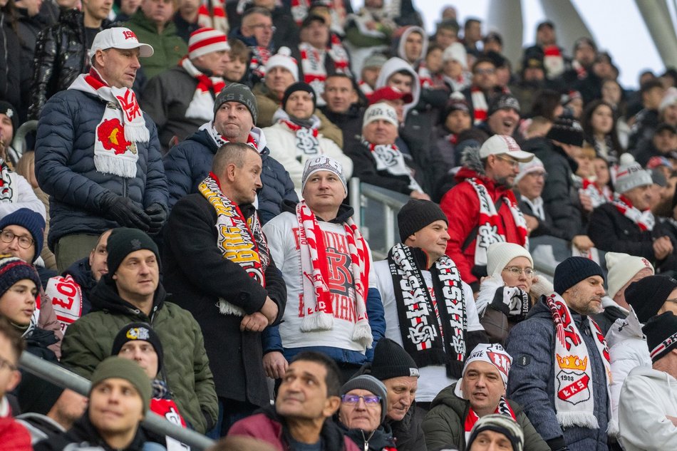 Łódź. Kibice na meczu ŁKS Łódź - Wisła Kraków. Byłeś/aś? Znajdź się w galerii