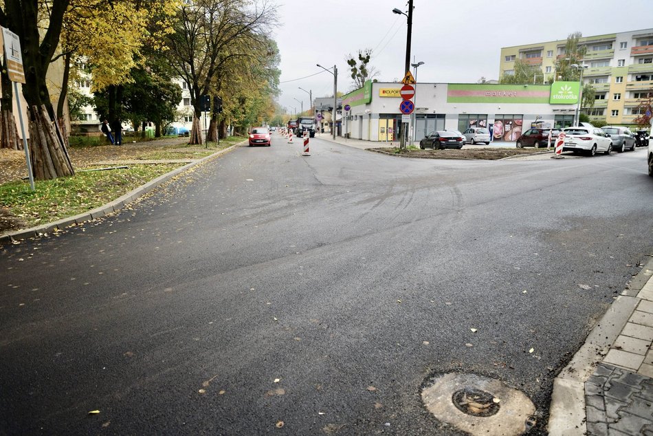 Remont Ciołkowskiego w Łodzi na finiszu. Drogowcom zostały tylko prace wykończeniowe