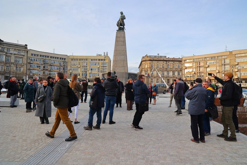 Społeczny odbiór placu Wolności