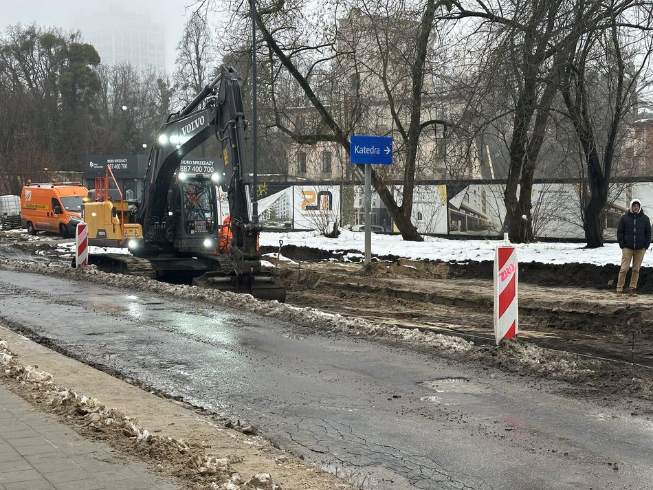 Łódź. Remont Sienkiewicza i Tymienieckiego w Łodzi