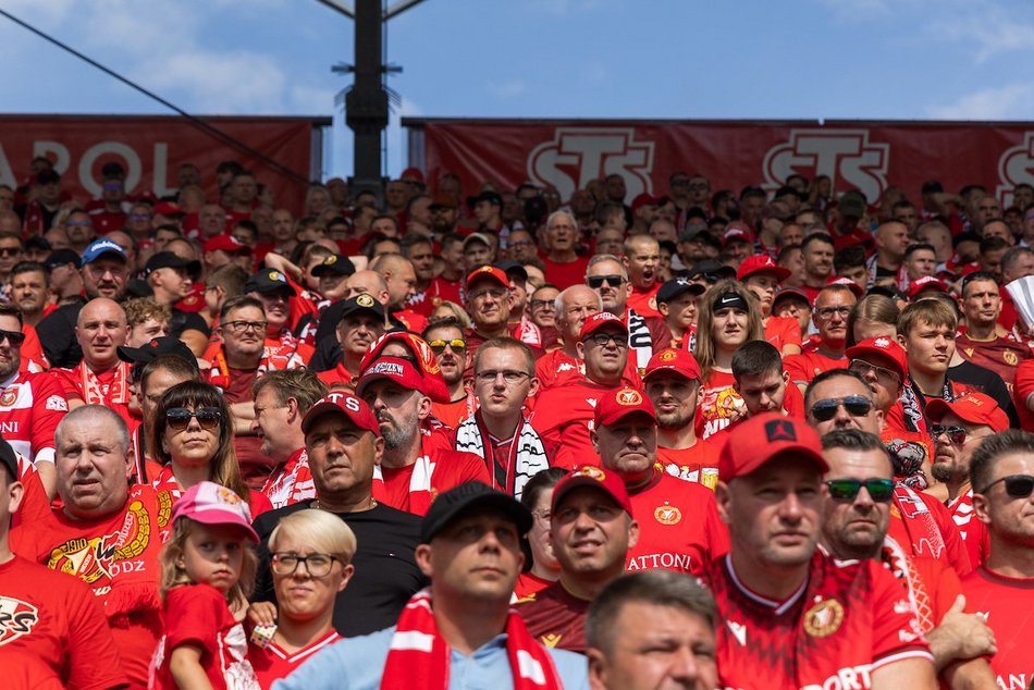 Łódź. Kibice na meczu Widzewa Łódź z Zagłębiem Lubin. Byłeś? Odszukaj się w galerii