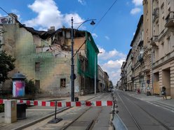 Zawalona kamienica przy Kilińskiego 49