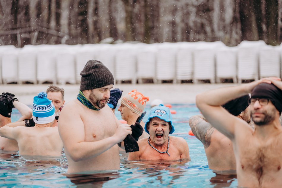 Aquapark Fala, morsowanie, pierwszy śnieg