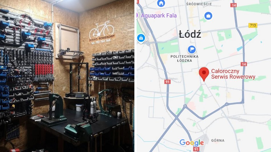 Łódź. Całoroczny Serwis Rowerowy (ul. Rzgowska 12)