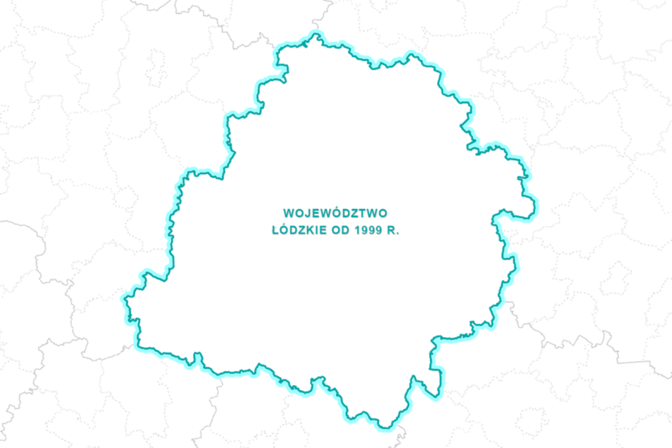 Łódź. Granice administracyjne łódzkiego na przestrzeni lat. W 1919 roku było bliżej nad Bałtyk!