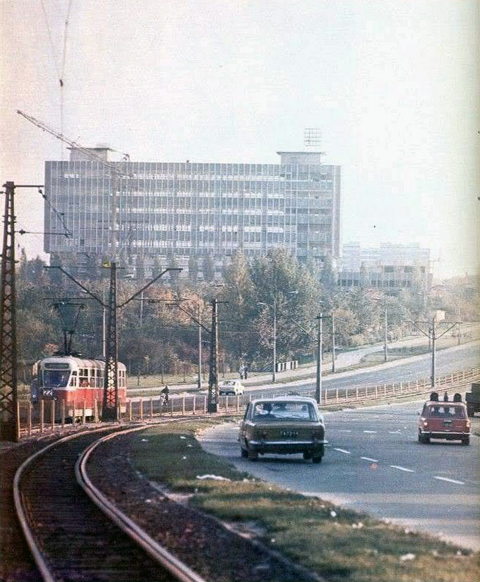 Łódź. Al. Śmigłego-Rydza - lata 1975-1976