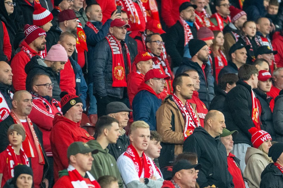 Kibice na meczu Widzewa Łódź z Zagłębiem Lubin. Byłeś/aś? Odszukaj się w galerii