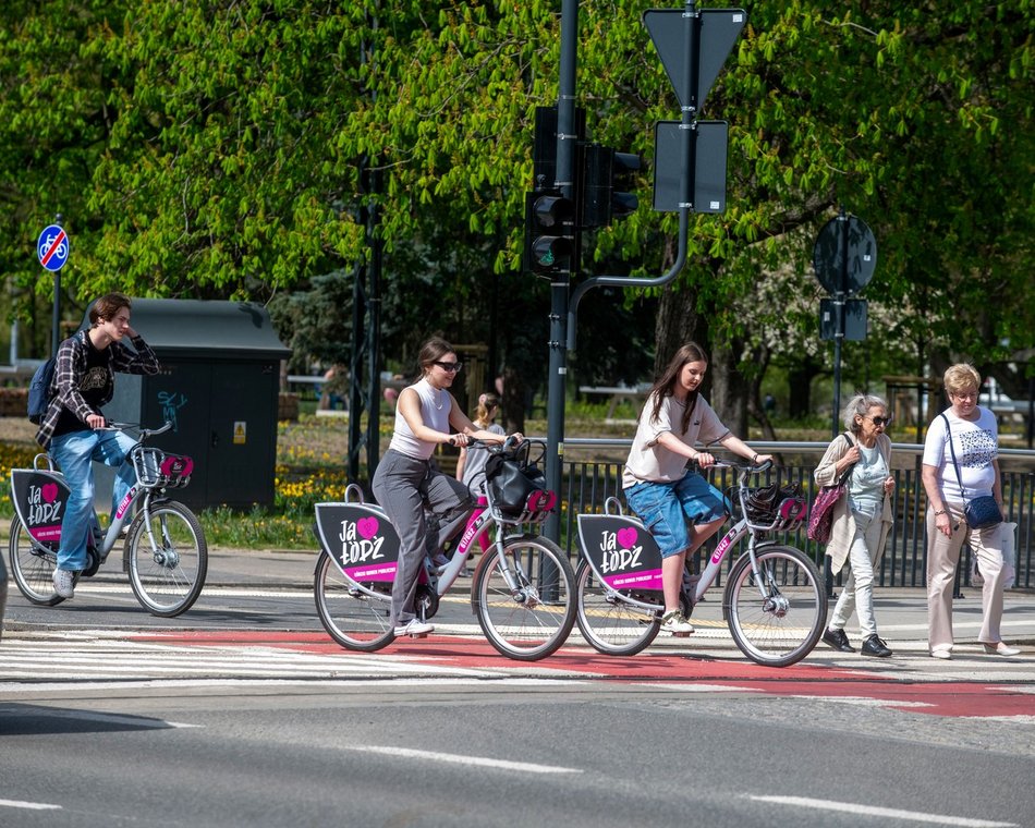 Osoby korzystające z Łódzkiego Roweru Publicznego