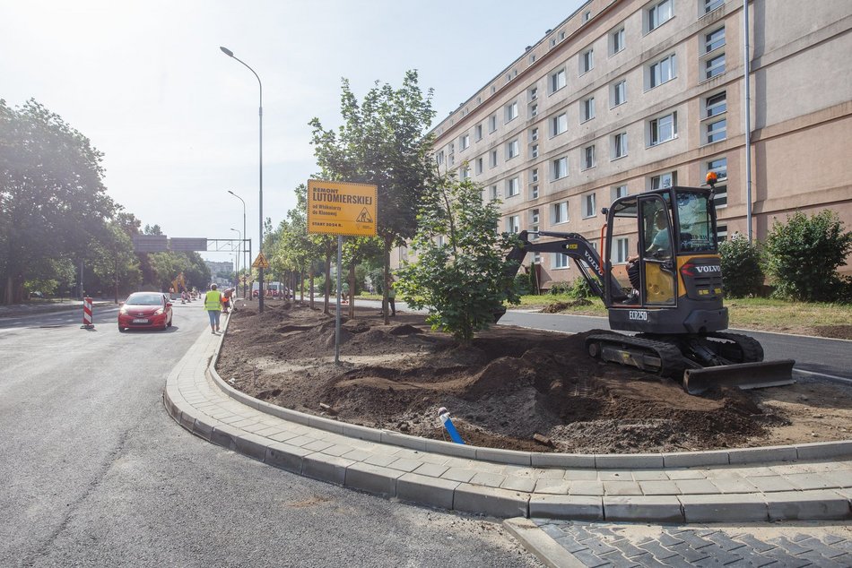 Finisz prac na Lutomierskiej