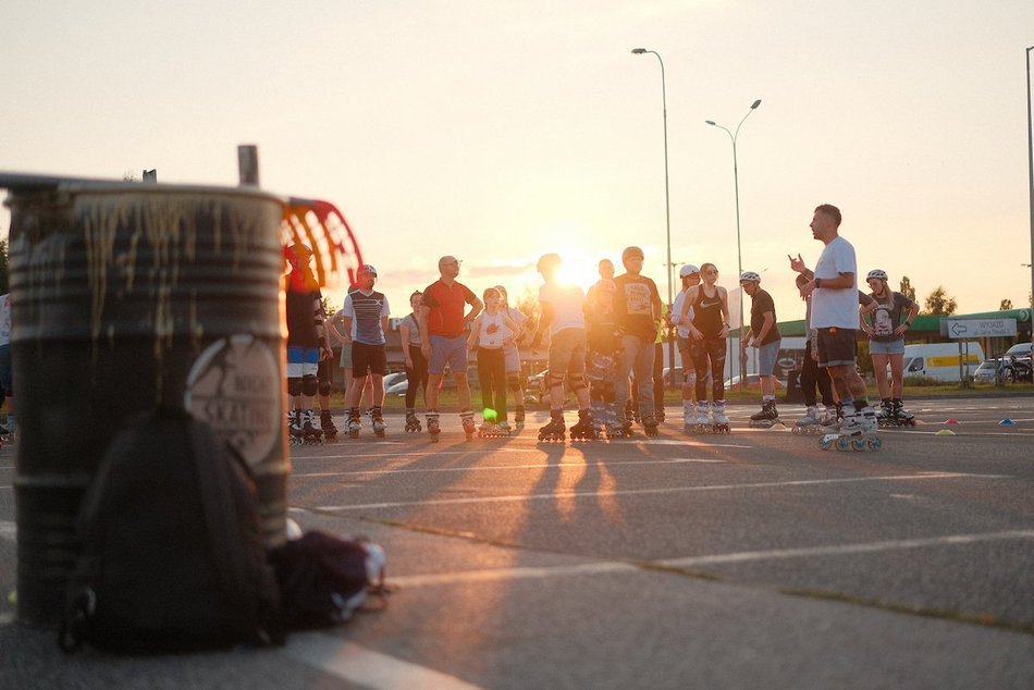 Łódź. Kolejna edycja Nightskating za nami. Rolkarze opanowali Łódź