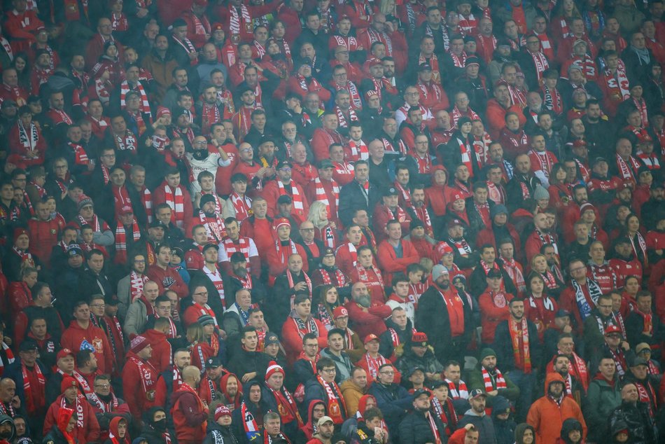 Kibice na meczu Widzewa Łódź z Legią Warszawa. Byłeś/aś? Odszukaj się w galerii
