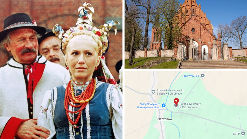 Serial Chłopi i Parafia św. Doroty w Pszczonowie