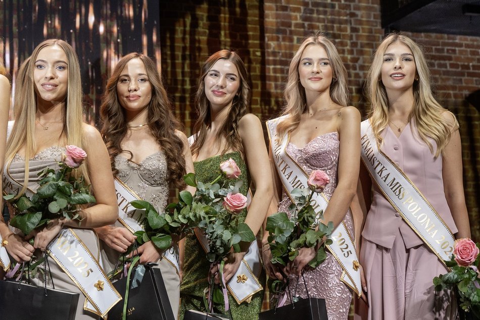 Przedstawienie finalistek Miss Polonia 2025 w Łodzi. Wzruszające pożegnanie Mai Klajdy